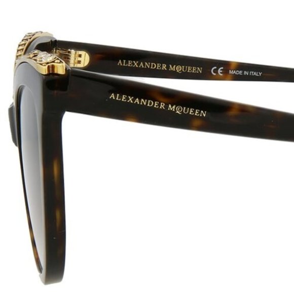 Alexander McQueen Cat Eye Crystal pave  Sunglasses main image 3